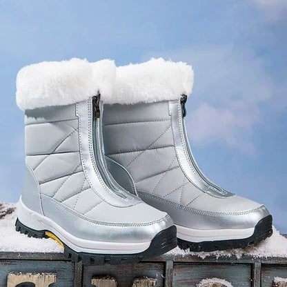 Joscelinde Faux Fur Cuff Snow Boots for Winter