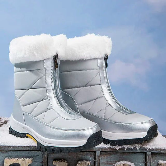 Joscelinde Faux Fur Cuff Snow Boots for Winter
