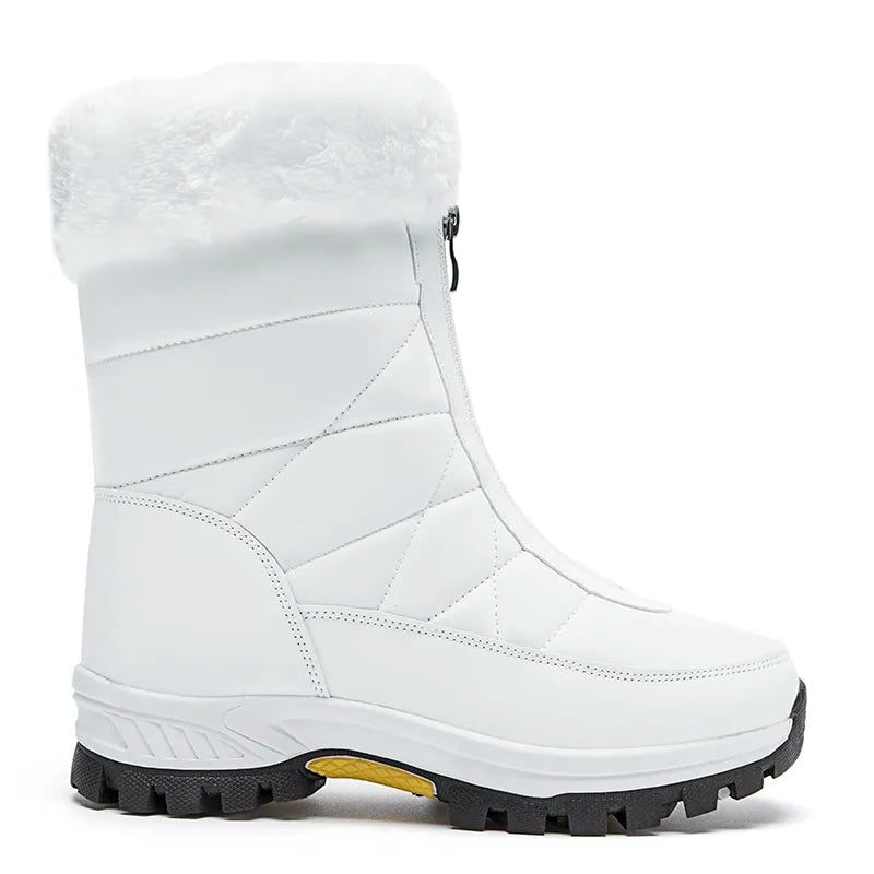 Joscelinde Faux Fur Cuff Snow Boots for Winter