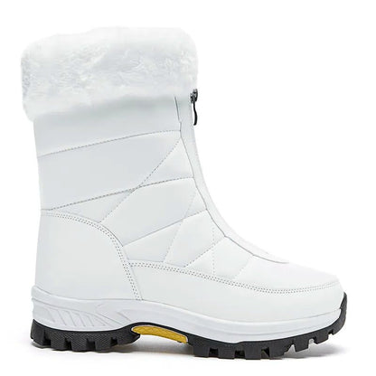 Joscelinde Faux Fur Cuff Snow Boots for Winter