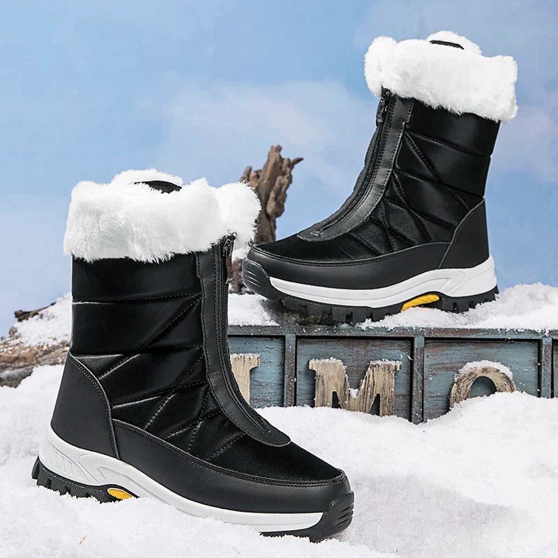 Joscelinde Faux Fur Cuff Snow Boots for Winter