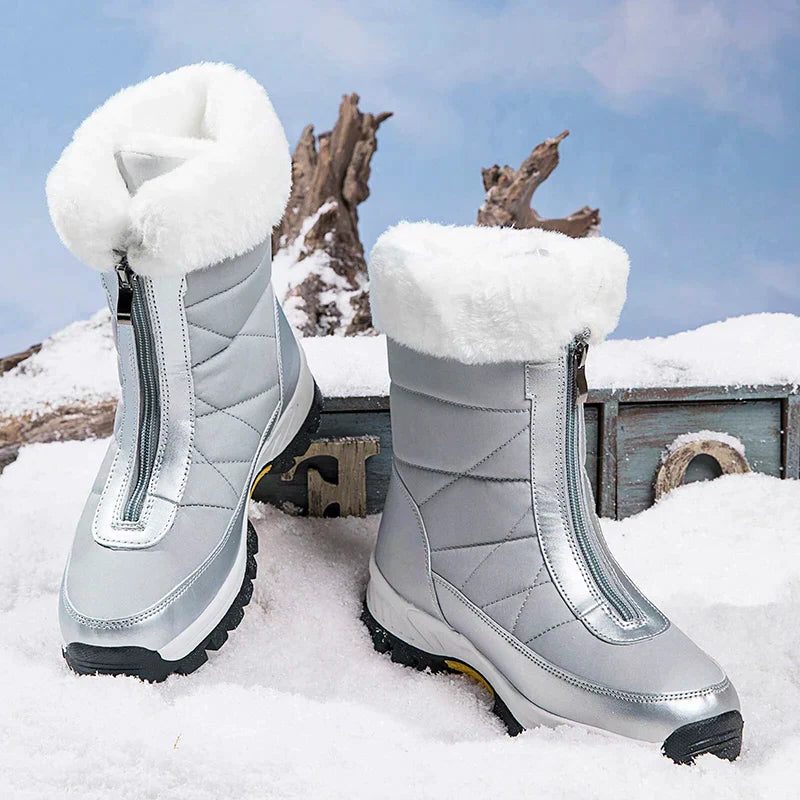 Joscelinde Faux Fur Cuff Snow Boots for Winter