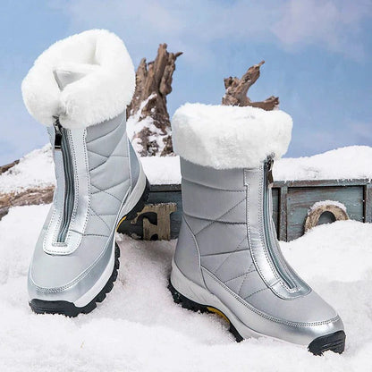Joscelinde Faux Fur Cuff Snow Boots for Winter