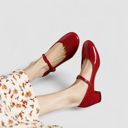Ourseline Block Heel Mary Jane Shoes