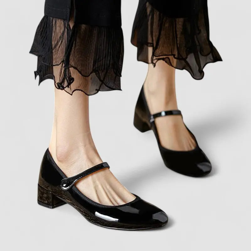 Ourseline Block Heel Mary Jane Shoes