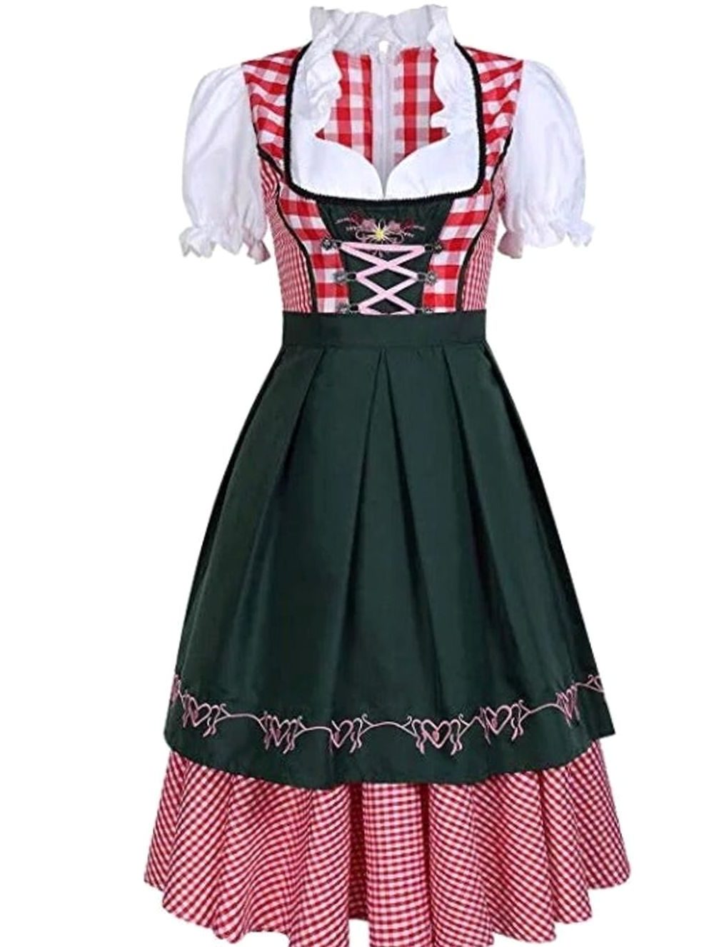 Hadewige Off-Shoulder A-Line Dirndl Dress