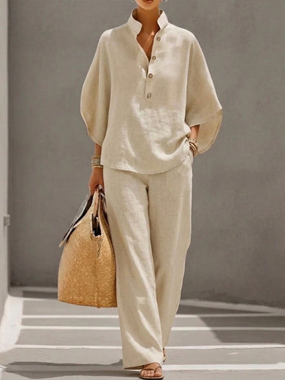 Euphrosyne Batwing Wide Leg Set