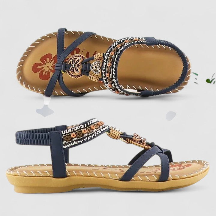 Guiotte Open Toe Beaded Sandals
