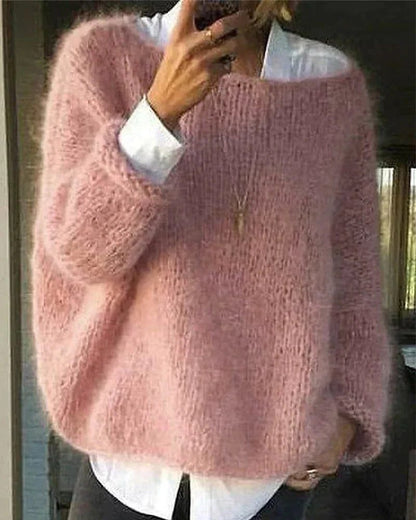Isembourg Brushed Halo Oversized Sweater