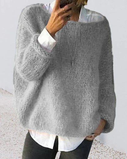 Isembourg Brushed Halo Oversized Sweater