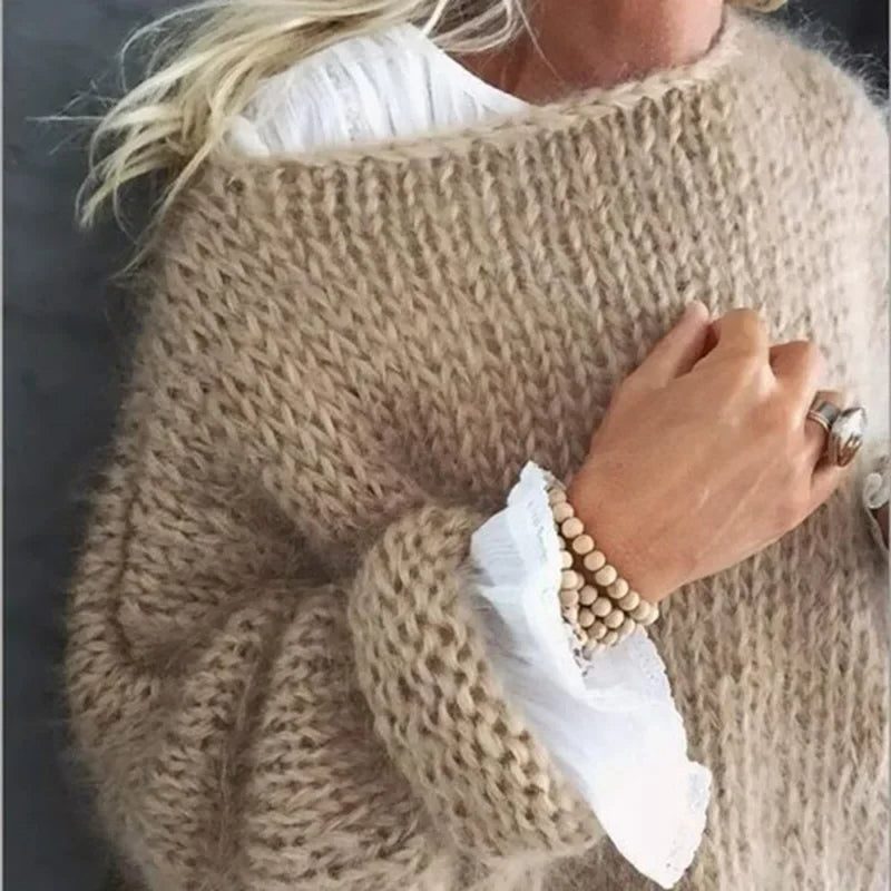 Isembourg Brushed Halo Oversized Sweater