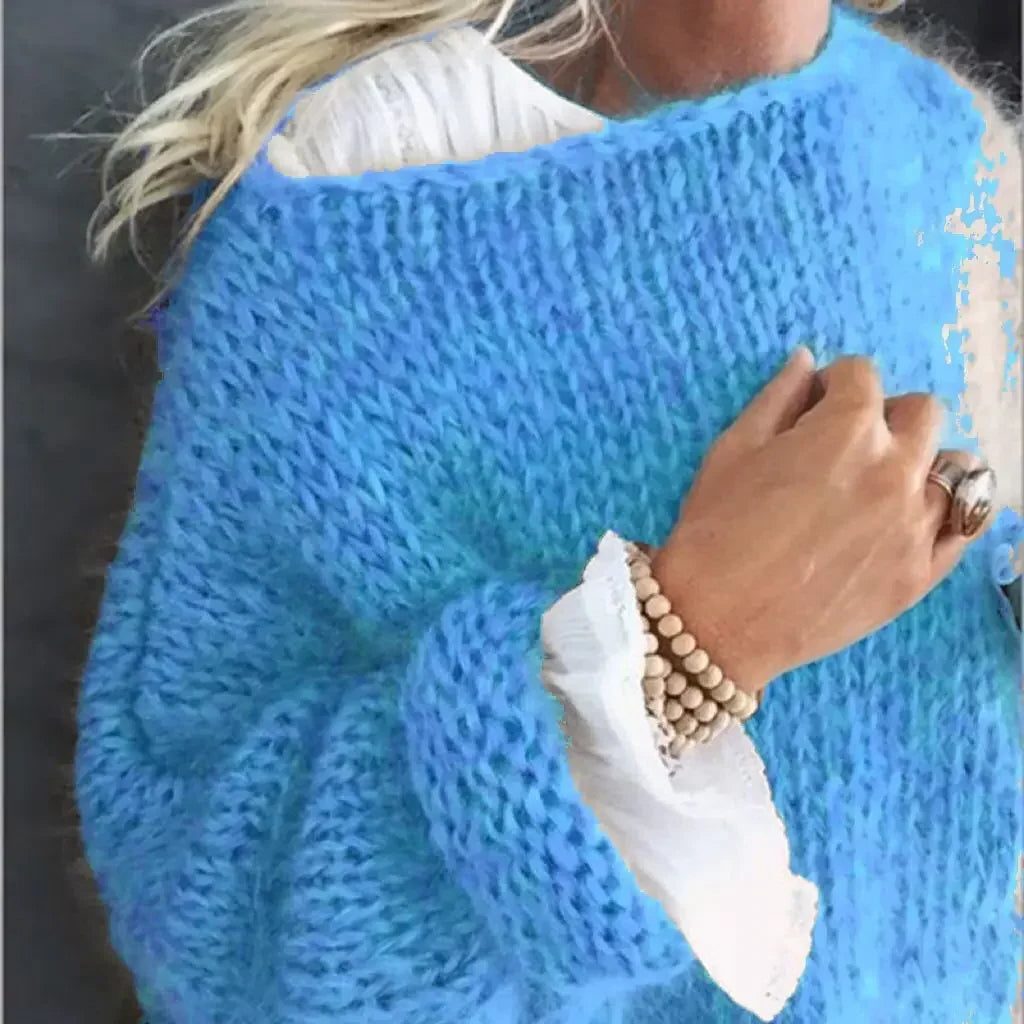 Isembourg Brushed Halo Oversized Sweater