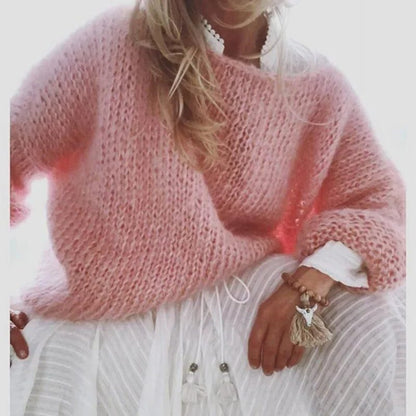 Isembourg Brushed Halo Oversized Sweater