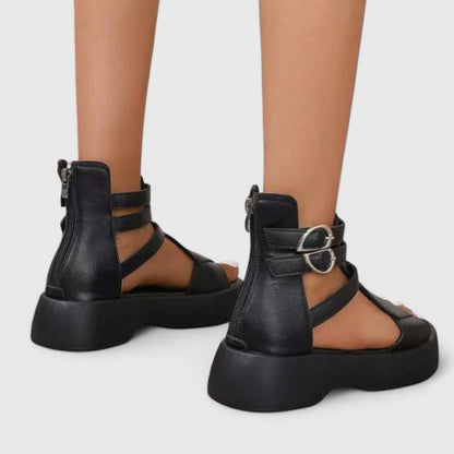 Iseut Platform Open Toe Strappy Sandals