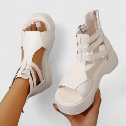 Iseut Platform Open Toe Strappy Sandals