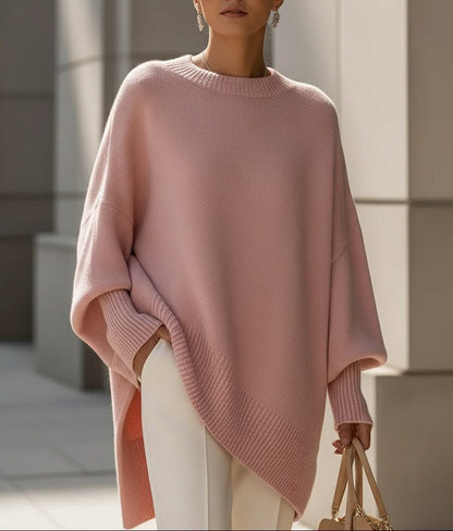 Petronel Ribbed Knit Longline Pullover