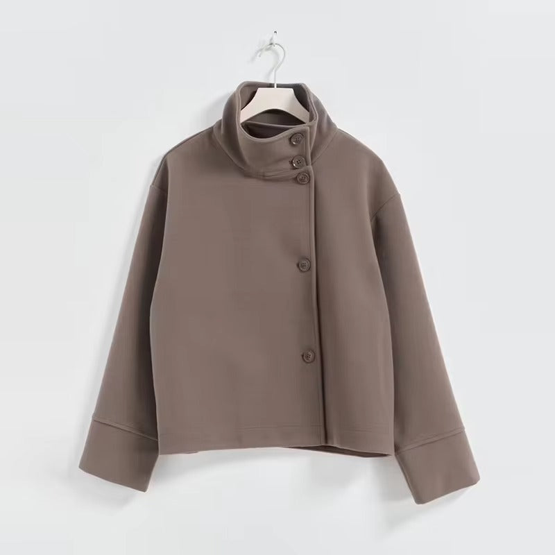 Hereswith Double-Breasted Short Coat