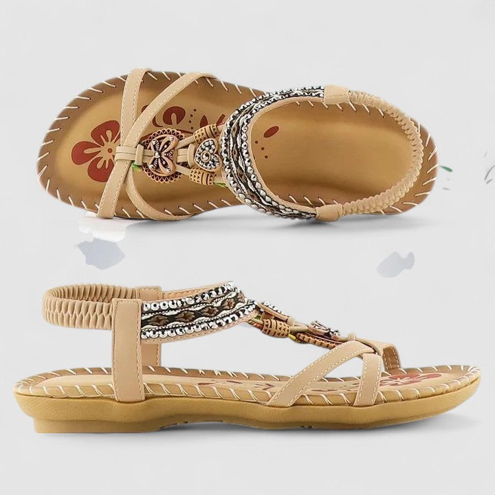Guiotte Open Toe Beaded Sandals
