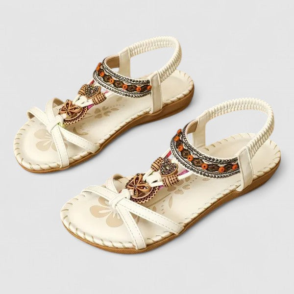 Guiotte Open Toe Beaded Sandals