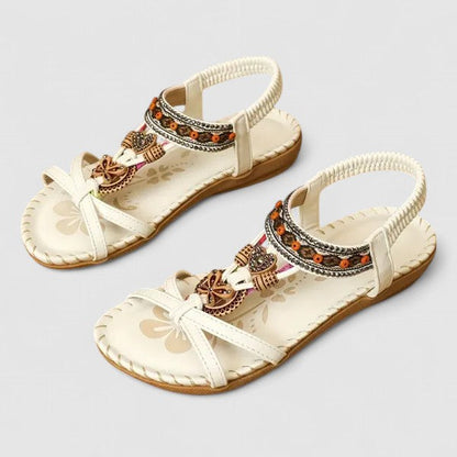 Guiotte Open Toe Beaded Sandals