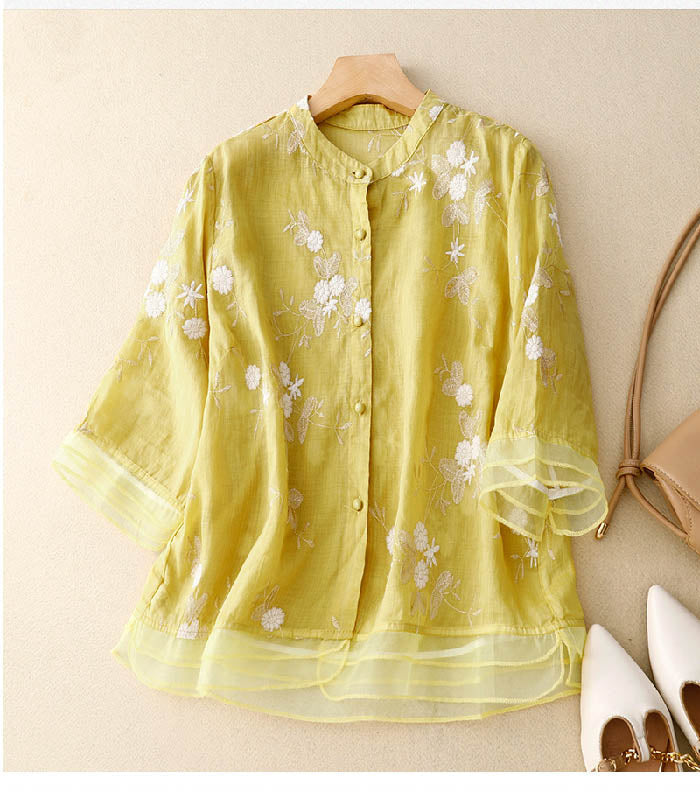 Blodwen Floral Lightweight Blouse