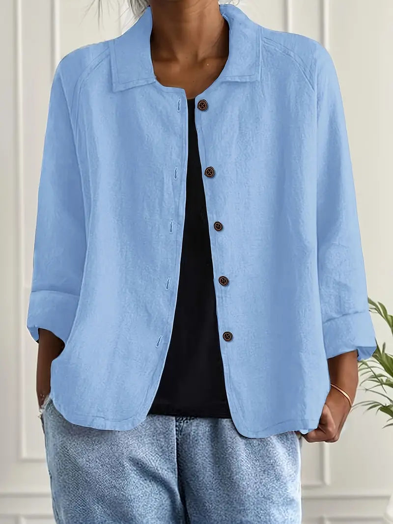 Jarmila Oversized Blazer with Button Front