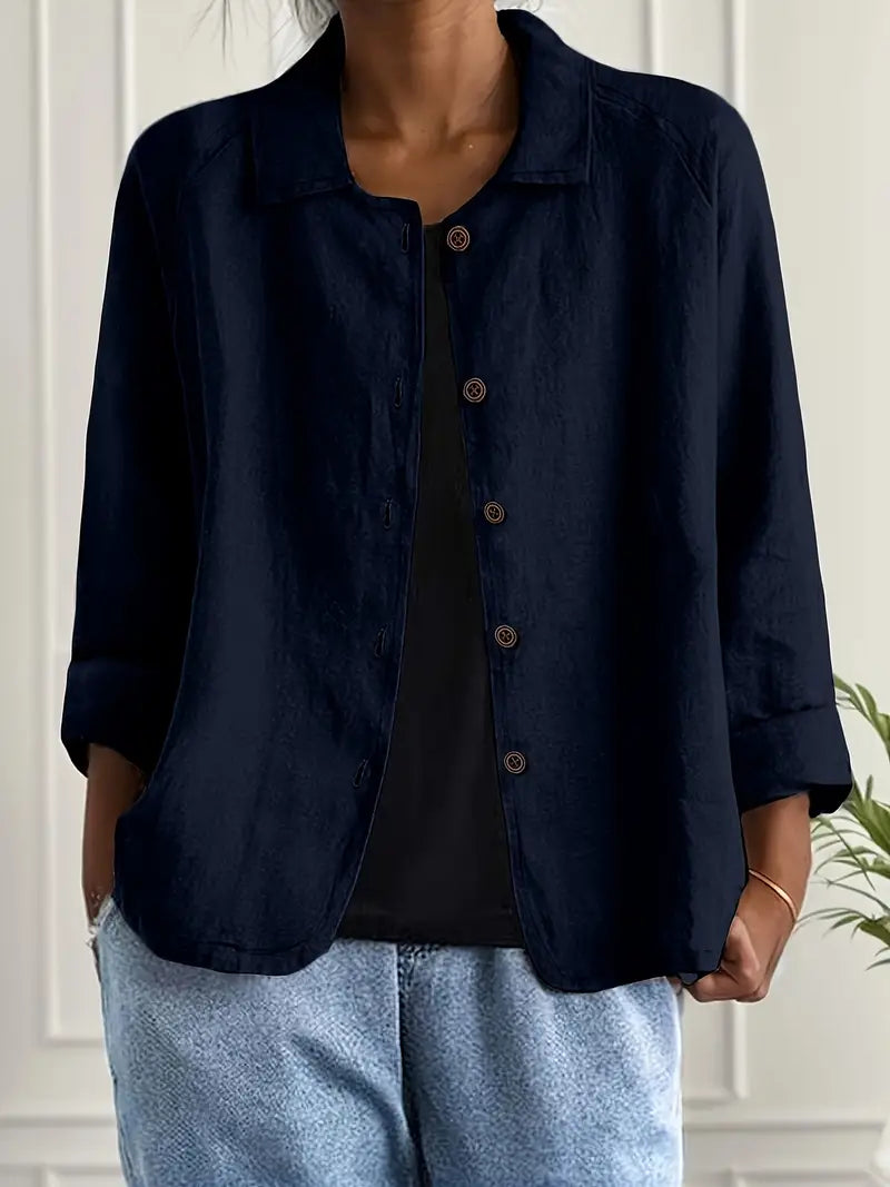 Jarmila Oversized Blazer with Button Front