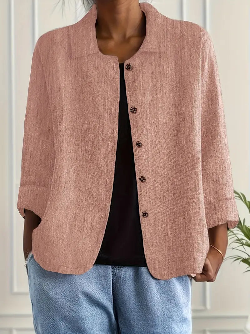 Jarmila Oversized Blazer with Button Front