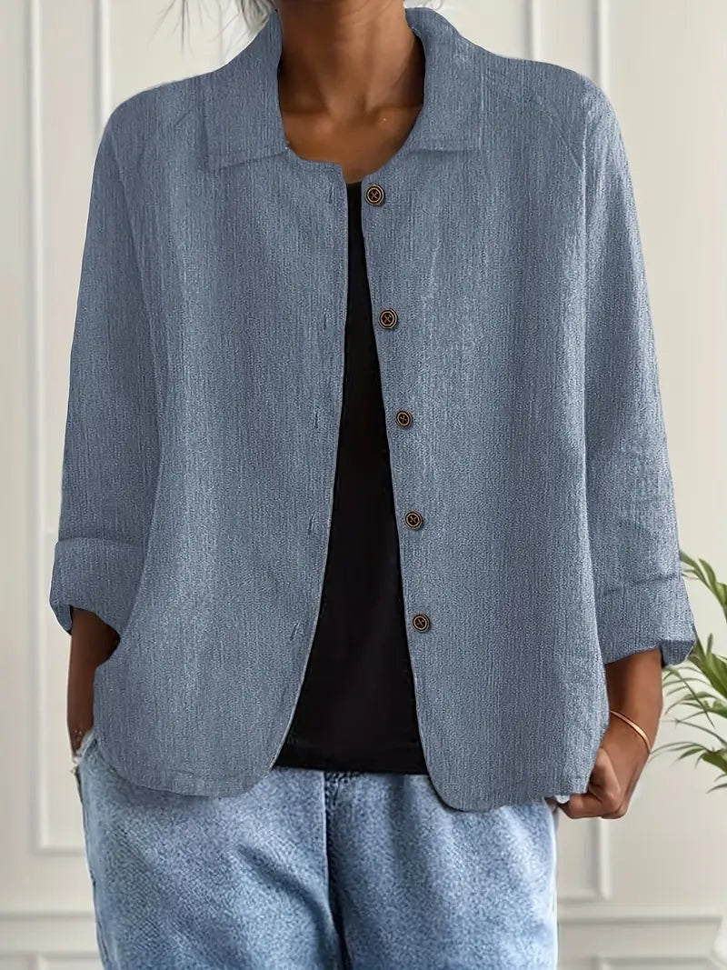 Jarmila Oversized Blazer with Button Front