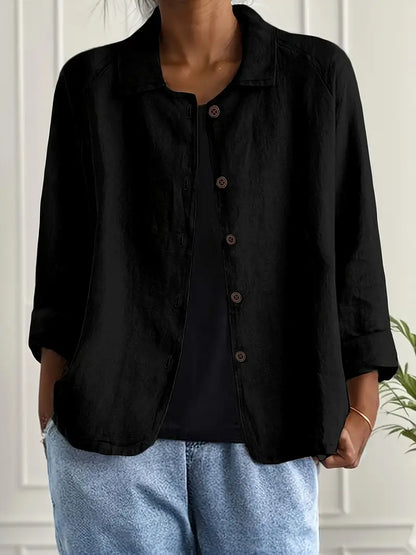 Jarmila Oversized Blazer with Button Front