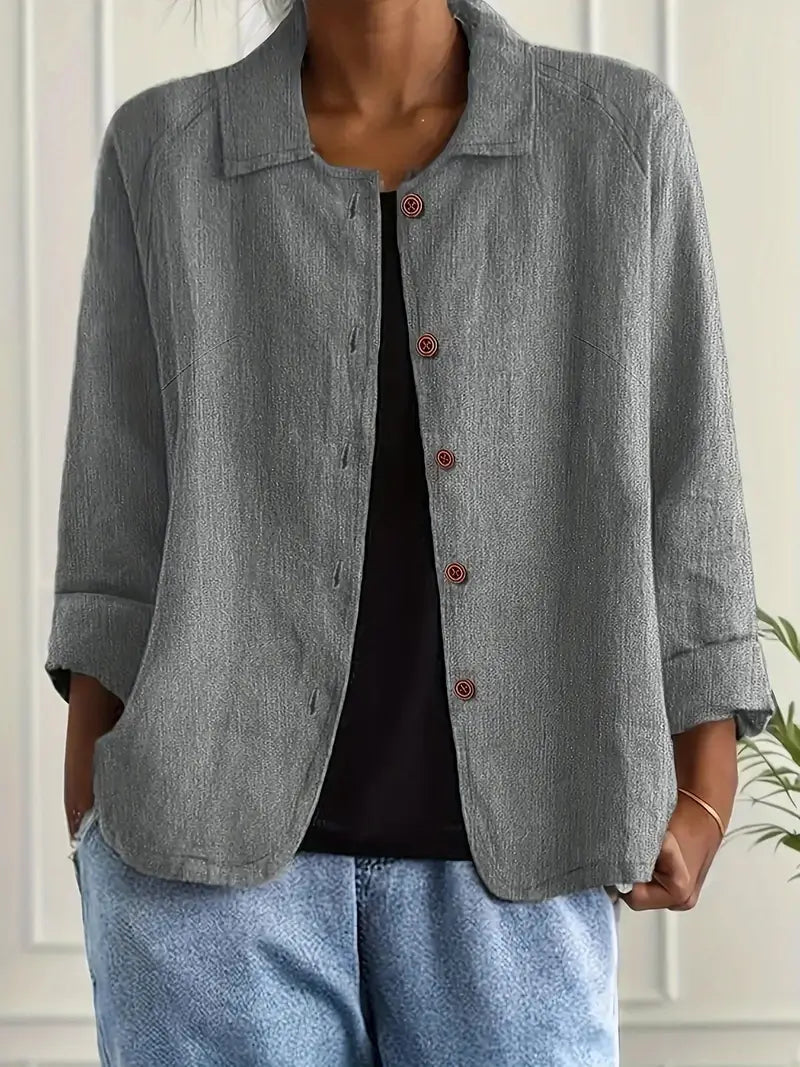 Jarmila Oversized Blazer with Button Front