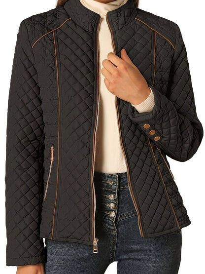 Erembourg Quilted Jacket with Stand Collar